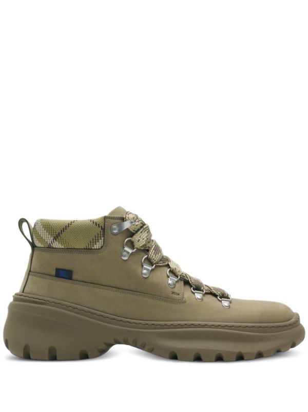 browns Burberry Nubuck Scoot Hike Boots​ | Browns Boots