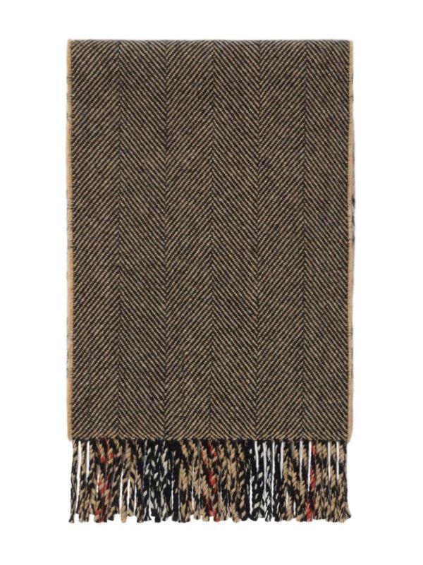Browns Burberry Reversible Checked Scarf | Browns Scarves