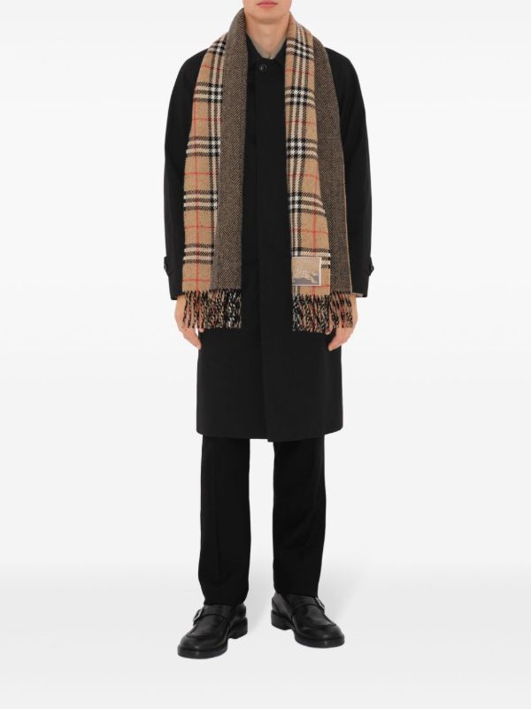 Browns Burberry Reversible Checked Scarf | Browns Scarves