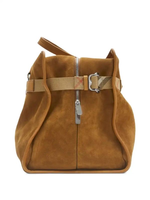 Browns Burberry Suede Holdall Bag | Browns Luggage & Holdalls