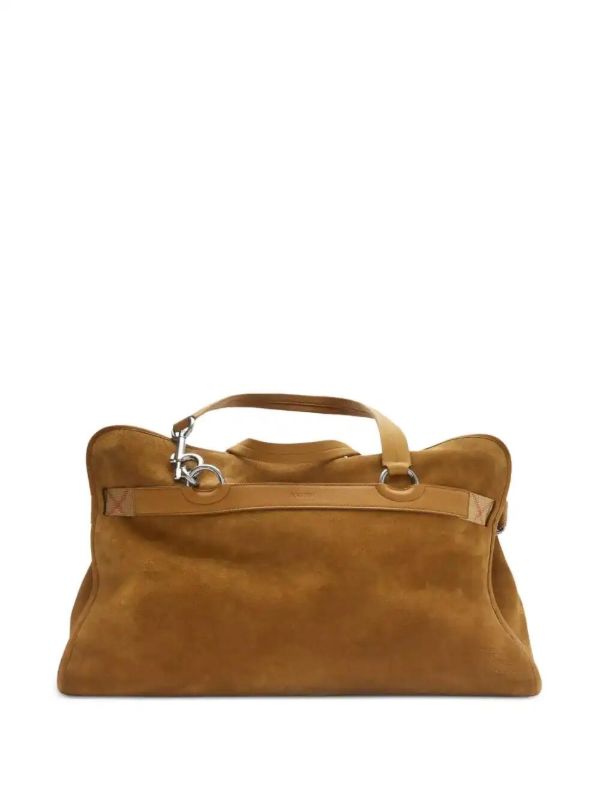 browns Burberry suede holdall bag | Browns Luggage & Holdalls