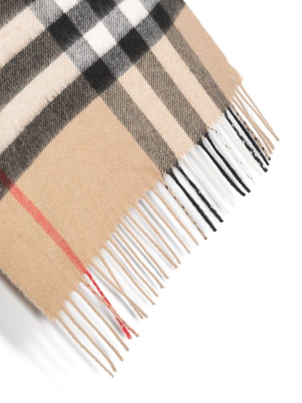 Browns Burberry Vintage Check Cashmere Scarf | Browns Scarves