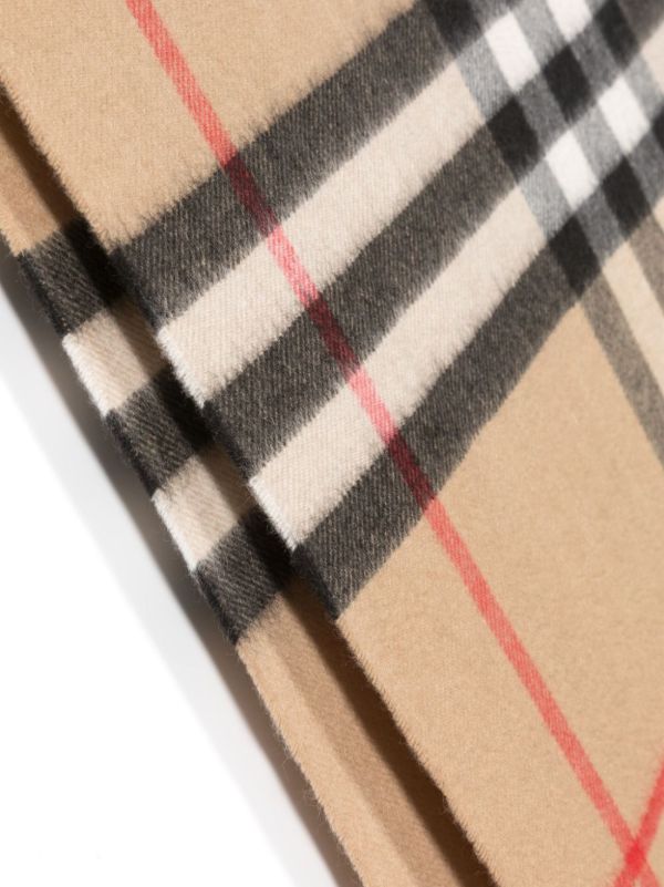 Browns Burberry Vintage Check Cashmere Scarf | Browns Scarves