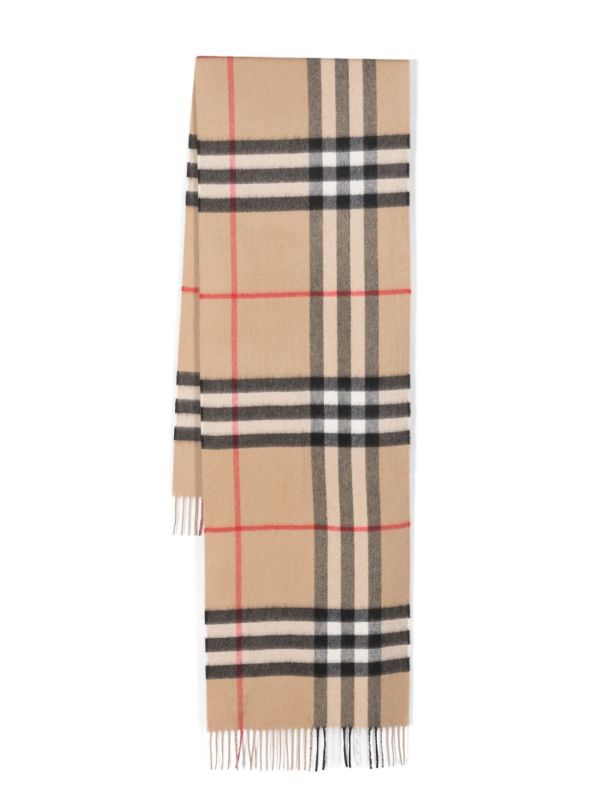 browns Burberry Vintage Check cashmere scarf | Browns Scarves