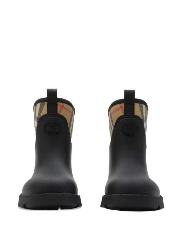 Browns Burberry Vintage Check-detailed Rain Boots | Browns Boots