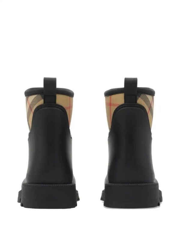 Browns Burberry Vintage Check-detailed Rain Boots | Browns Boots