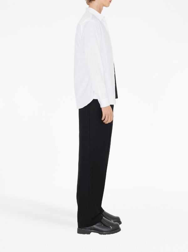 Browns Burberry White Point-collar Cotton Shirt | Browns Shirts