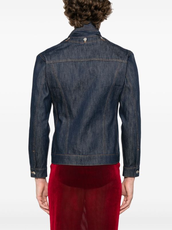 Browns Burc Akyol Open Heart Denim Jacket | Browns Blazers