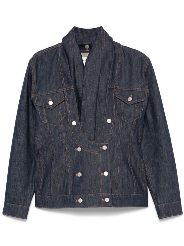 browns Burc Akyol Open Heart denim jacket | Browns Blazers
