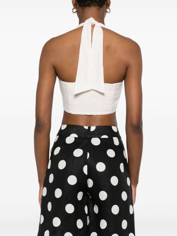 Browns Cala De La Cruz Fiji Crop Top | Browns Vests & Tank Tops