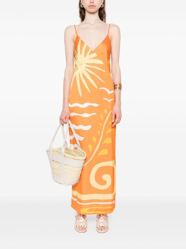 Browns Cala De La Cruz Gil Maxi Dress | Browns Day Dresses