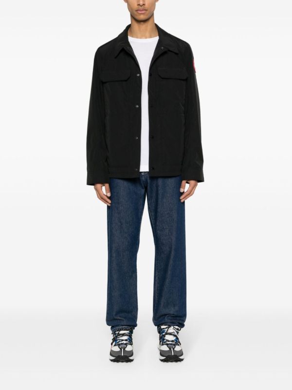 Browns Canada Goose Black Burnaby Chore Shirt Jacket | Browns Shirt Jackets