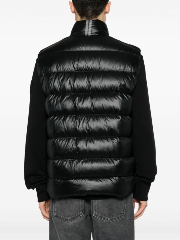 Browns Canada Goose Black Crofton Quilted Gilet | Browns Waistcoats & Gilets
