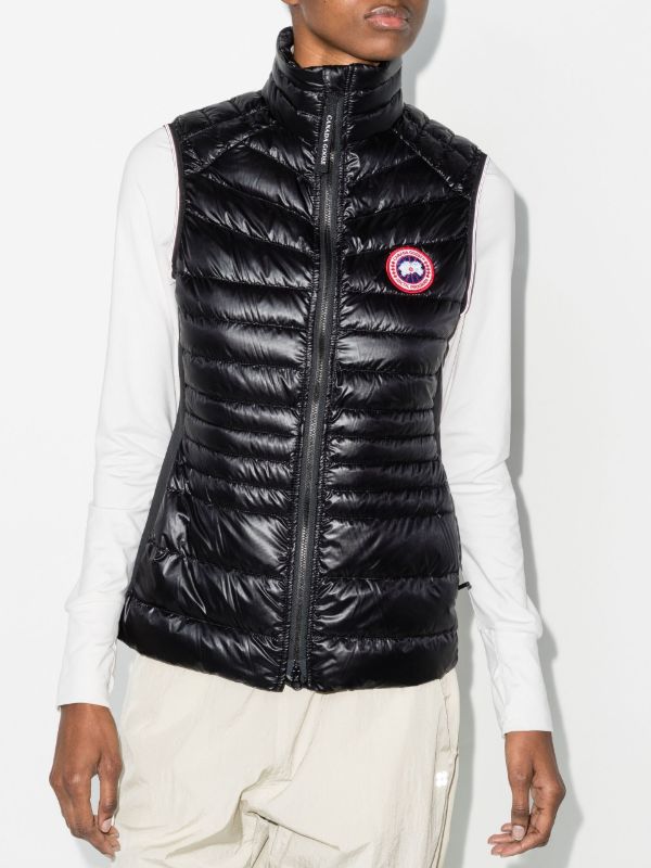 Browns Canada Goose Black Hybridge Lite Tech Quilted Gilet | Browns Waistcoats & Gilets