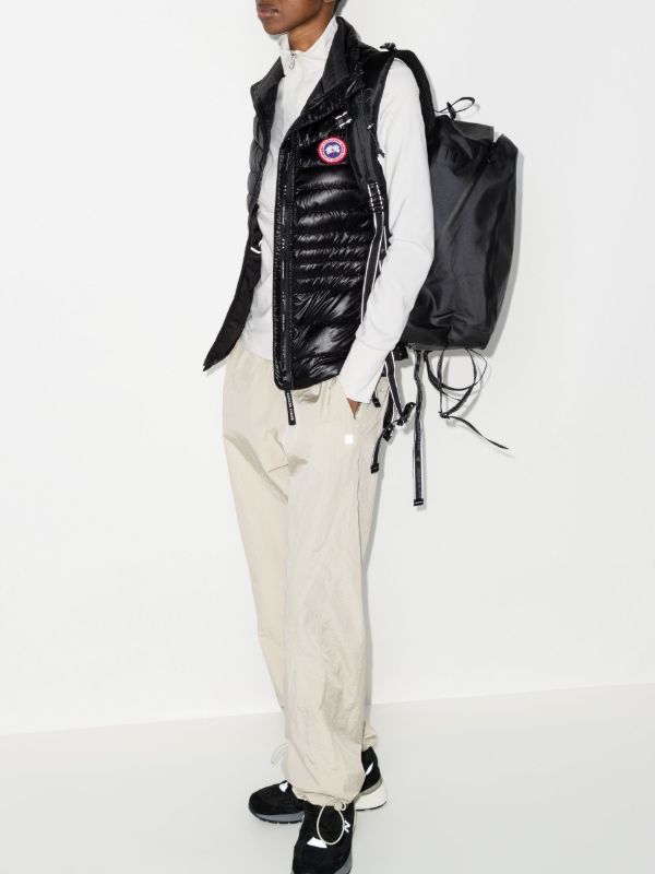 Browns Canada Goose Black Hybridge Lite Tech Quilted Gilet | Browns Waistcoats & Gilets