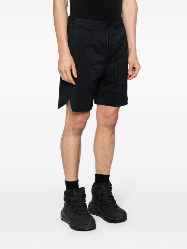 Browns Canada Goose Black Logo-Appliqué Track Shorts | Browns Track & Running Shorts