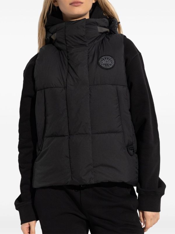 Browns Canada Goose Black Padded Gilet | Browns Waistcoats & Gilets