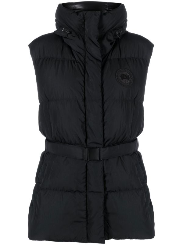browns Canada Goose Black Rayla padded gilet | Browns Performance Gilets