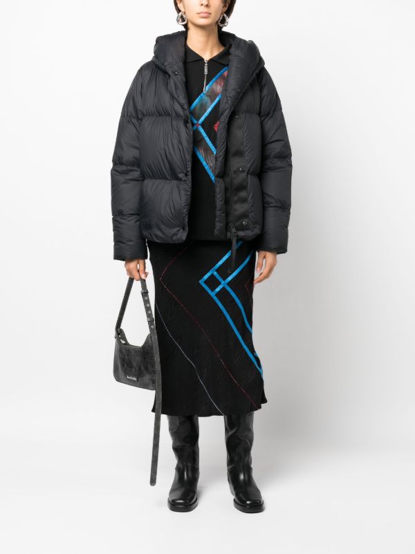 Browns Canada Goose Black Rhoda Hooded Puffer Jacket | Browns Down Jackets