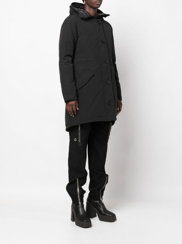 Browns Canada Goose Black Rossclair Parka Coat | Browns Parkas