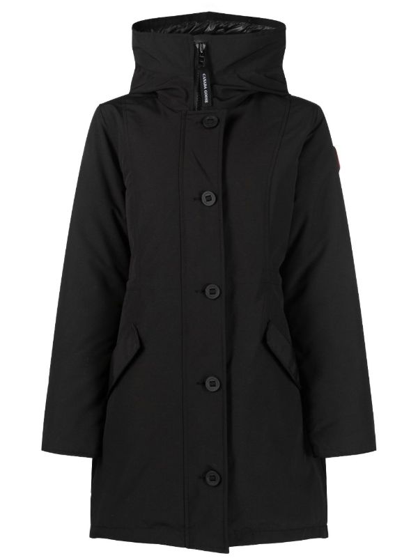 browns Canada Goose black Rossclair parka coat | Browns Parkas