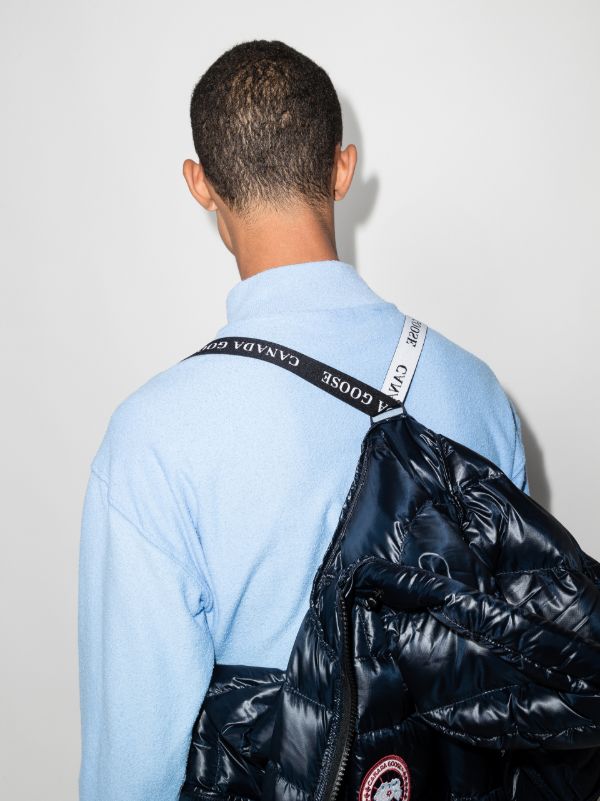 Browns Canada Goose Blue Crofton Hooded Quilted Jacket | Browns Hooded Jackets