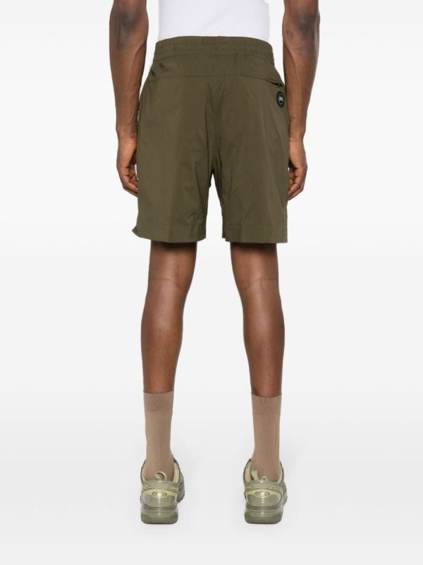 Browns Canada Goose Green Killarney Elasticated-Waistband Shorts | Browns Bermuda Shorts