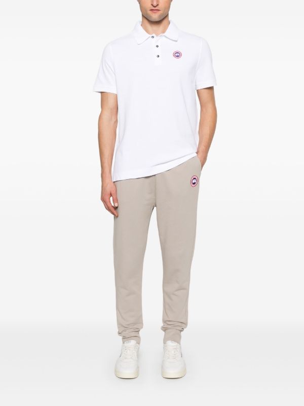 Browns Canada Goose White Beckley Polo Shirt | Browns Polo Shirts