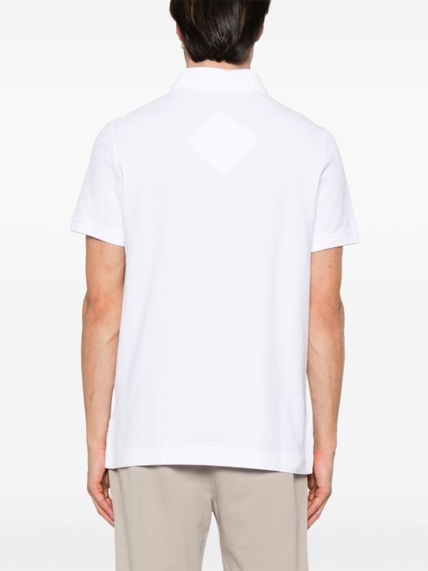 Browns Canada Goose White Beckley Polo Shirt | Browns Polo Shirts