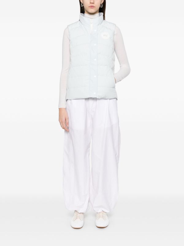 Browns Canada Goose White Freestyle Gilet | Browns Waistcoats & Gilets