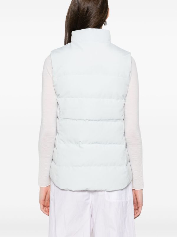 Browns Canada Goose White Freestyle Gilet | Browns Waistcoats & Gilets
