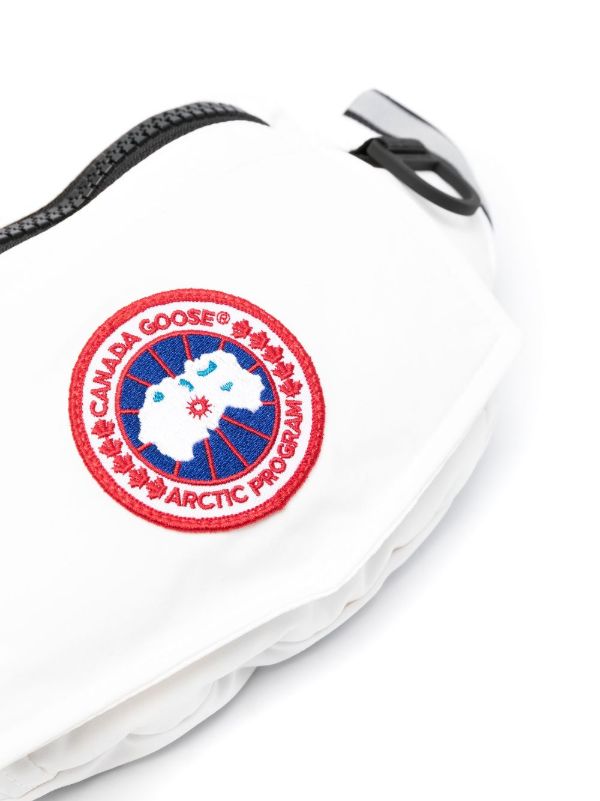 Browns Canada Goose White Logo Patch Belt Bag | Browns Belt Bags