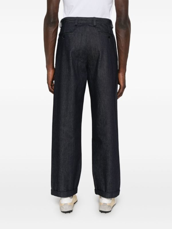 Browns Carter Young Pleat-detail Jeans | Browns Tapered Pants