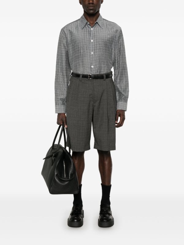 Browns Carter Young Roy Pleated Shorts | Browns Bermuda Shorts
