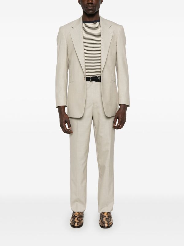 Browns Carter Young Slub-texture Trousers | Browns Tailored Pants