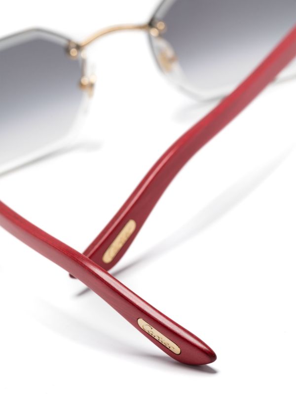 Browns Cartier Eyewear C Décor Sunglasses | Browns Sunglasses