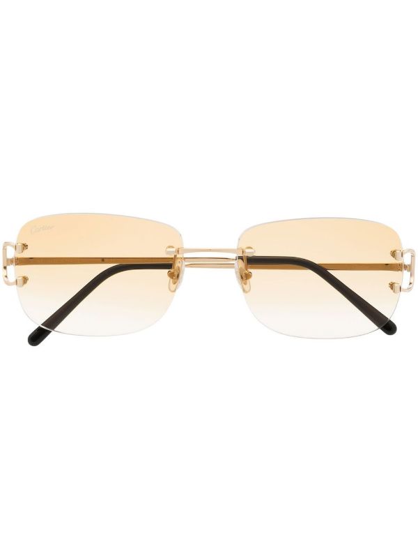 browns Cartier Eyewear Classic C de Cartier Sunglasses | Browns Sunglasses