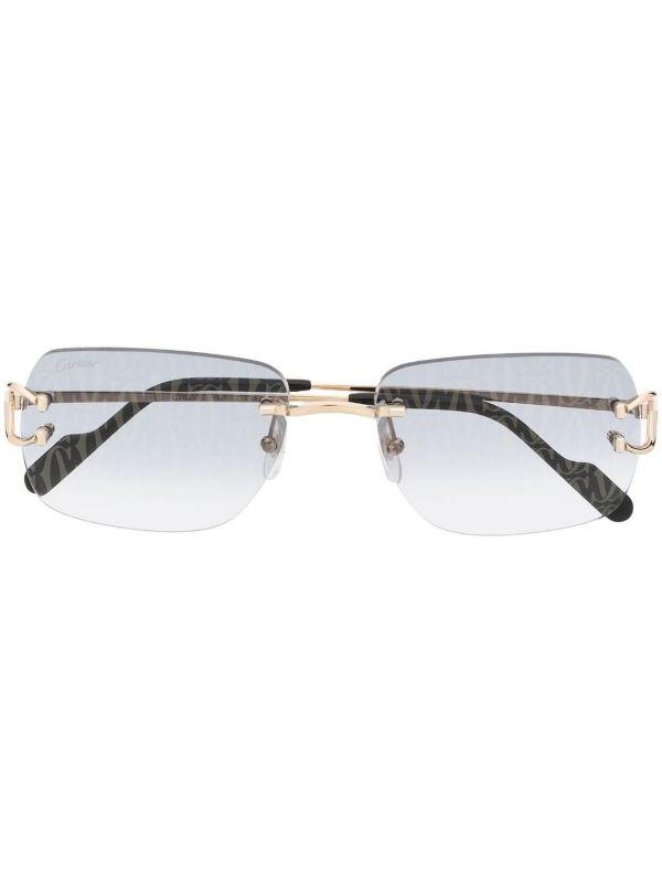 browns Cartier Eyewear Classic C de Cartier Sunglasses | Browns Sunglasses