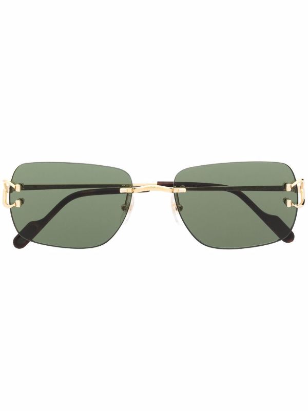 browns Cartier Eyewear Classic C de Cartier Sunglasses | Browns Sunglasses