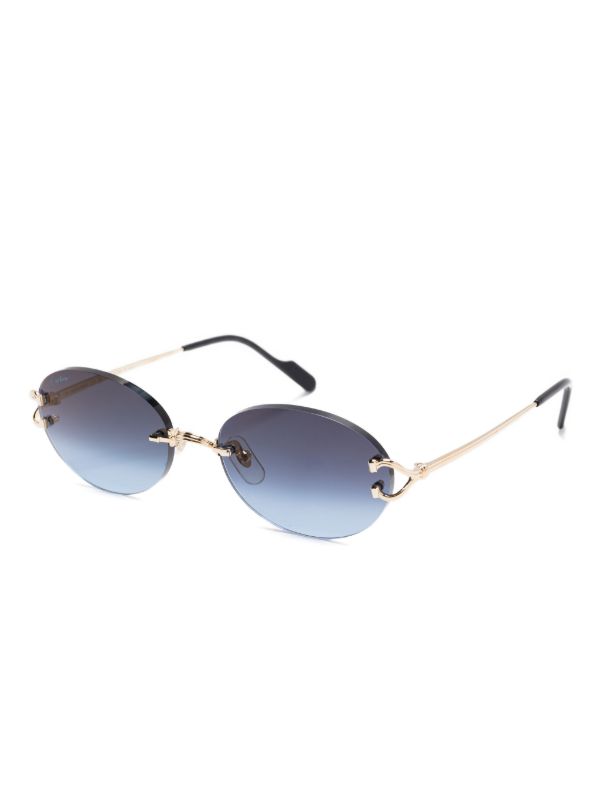 Browns Cartier Eyewear Décor Sunglasses | Browns Sunglasses