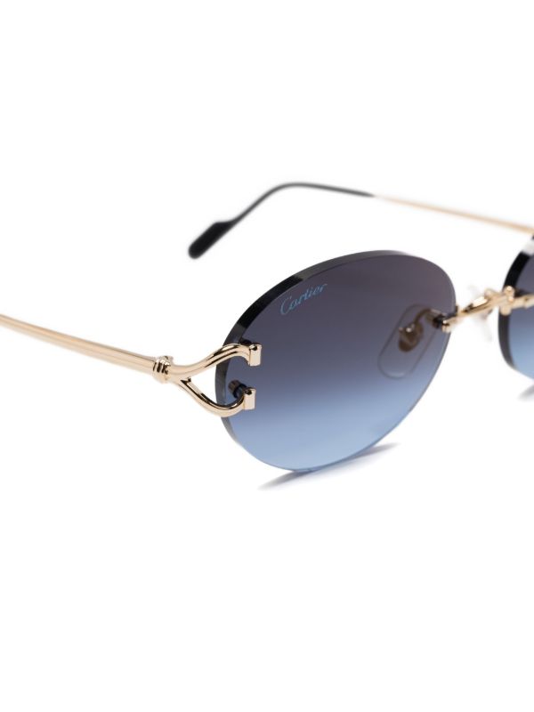 Browns Cartier Eyewear Décor Sunglasses | Browns Sunglasses