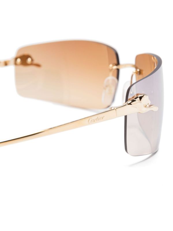 Browns Cartier Eyewear Panthère De Cartier Sunglasses | Browns Sunglasses