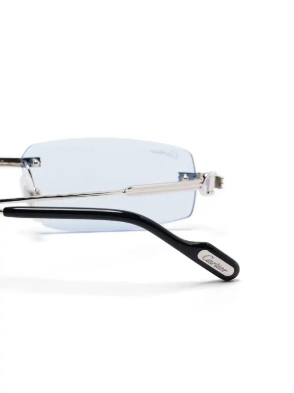 Browns Cartier Eyewear Première De Cartier Sunglasses | Browns Sunglasses
