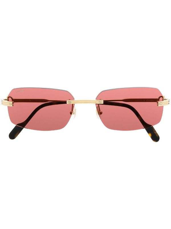 Browns Cartier Eyewear Première Sunglasses | Browns Sunglasses