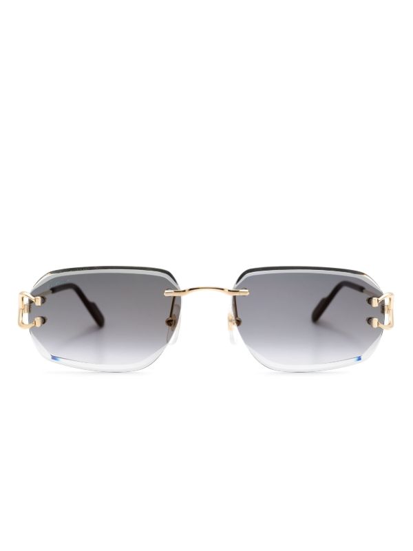 browns Cartier Eyewear Signature C de Cartier sunglasses | Browns Sunglasses
