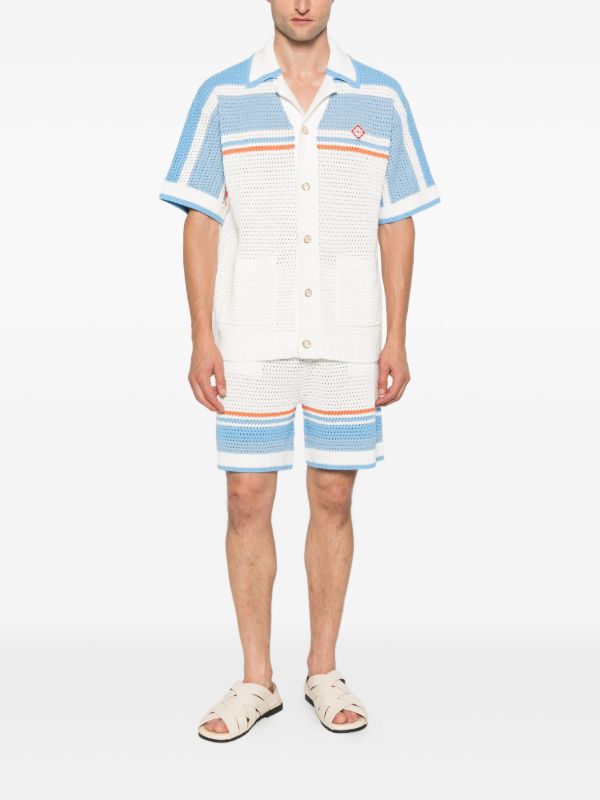 Browns Casablanca Cotton Crochet Shirt | Browns Shirts