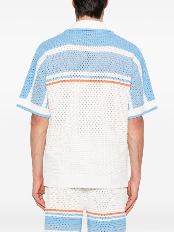Browns Casablanca Cotton Crochet Shirt | Browns Shirts