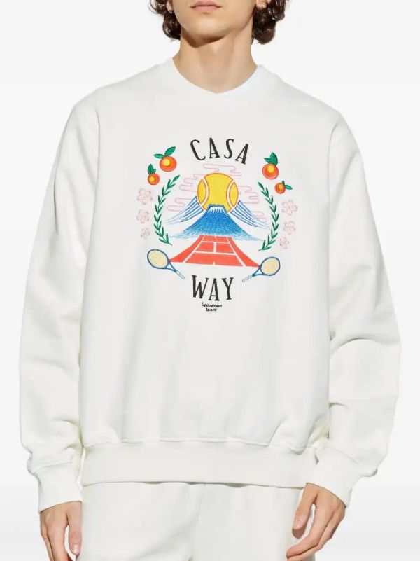 Browns Casablanca Graphic-print Sweatshirt | Browns Sweatshirts