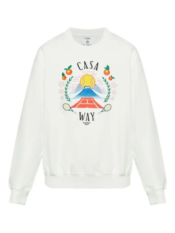 browns Casablanca graphic-print sweatshirt | Browns Sweatshirts