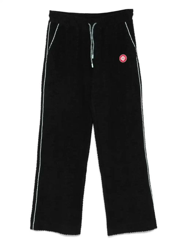 browns Casablanca logo-embroidered trousers | Browns Regular-Fit & Straight Leg Pants